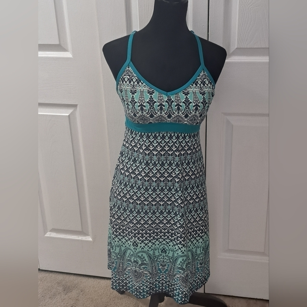 Athleta Shorebreak Racerback Printed Dress Size S